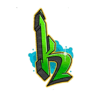 GIANNIS_TOUROUNTZAN GRAFFITI ALPHABET LETTER K - ücretsiz png