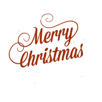 Merry Christmas text - Free PNG