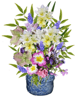 spring printemps frühling primavera весна wiosna tube deco flower fleur blossom bloom blüte fleurs blumen  pot vase - PNG gratuit