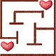 сердца в лабиринте - 無料のアニメーション GIF