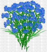 Blue Flower Bush - бесплатно png