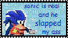sonic is real stamp by finnstamps on da - gratis png
