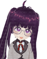 purple girl - ücretsiz png