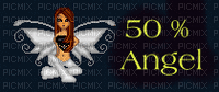 50% angel 50% devil pixel doll gif - GIF animasi gratis