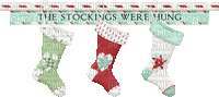 Christmas stocking. Leila - GIF animate gratis