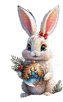 Conejo- Navidad - Rubicat - png ฟรี