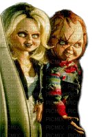 Chucky mit der Braut milla1959 - kostenlos png