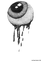 глаз ужас - Darmowy animowany GIF