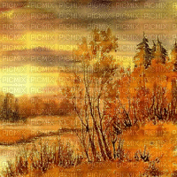 Осенний фон - Darmowy animowany GIF