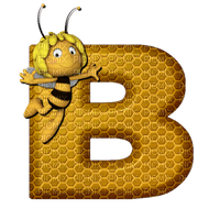 Alphabet Bee Honey - Bogusia - gratis png