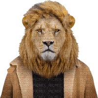 Lion in Human Clothes - Free PNG