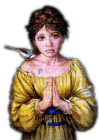 Rena Kind Child Gebet beten Prayer - 免费PNG