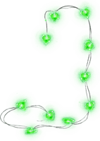 String.Christmas.Lights.Green - δωρεάν png