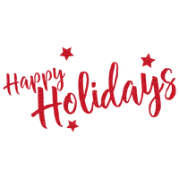 kikkapink text happy holidays christmas - ücretsiz png