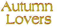Kaz_Creations Animated Text Autumn Lovers - Ilmainen animoitu GIF