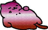 Pink lesbian Tubbs the cat - ilmainen png