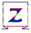Lettre Z Arc en ciel - 免费动画 GIF