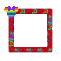 Small Rainbow Frame - Bezmaksas animēts GIF