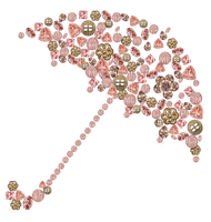 Ombrelle Rose  Pastel :) - ücretsiz png
