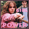 girl power hermione - Free animated GIF