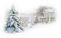 cecily-paysage sapins neige - 免费PNG