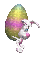 easter bunny - 無料のアニメーション GIF