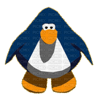 Club Penguin - Dark Blue Penguin - Бесплатни анимирани ГИФ