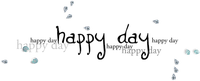 Happy day.Text.Deco.Victoriabea - 免费PNG