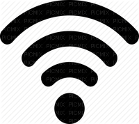 Black cône, wifi 5 - Free PNG