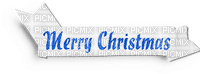 soave text christmas merry deco  blue - бесплатно png