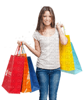 Kaz_Creations Woman-Femme-Shopping-Bags - nemokama png