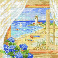 soave background animated vintage summer windows - Ingyenes animált GIF