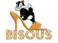 Chat bisous - Free animated GIF