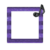 Small Purple Frame - GIF animado gratis