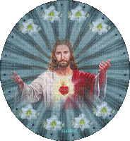 Jesus bless Nitsa Papacon - Бесплатный анимированный гифка