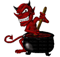 Teufel, Kessel - Animovaný GIF zadarmo