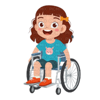 Girl in Wheelchair - darmowe png