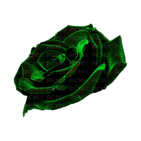 kikkapink deco scrap vellum rose green flower - zadarmo png