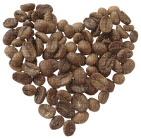 Kaz_Creations Coffee Heart Love - darmowe png