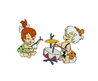Pebbles and Bamm-Bamm - ilmainen png