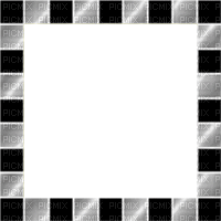 Black.Silver.Cadre.Frame.gif.Victoriabea - Free animated GIF