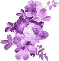 soave deco flowers  spring animated purple - GIF เคลื่อนไหวฟรี