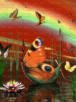 butterfly bg - Free animated GIF