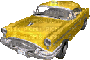 Taxi jaune - GIF animé gratuit