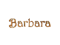 Kaz_Creations Names Barbara Animated - GIF animate gratis