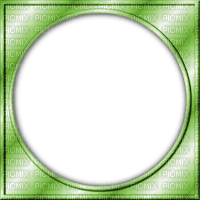 green frame - nemokama png