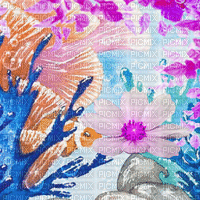 BG.fantasy.flower.blue.purple.idca - GIF animado gratis