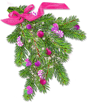 Christmas.Winter.Cluster.Pink.Purple.Green - zdarma png