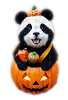 Halloween Panda - bezmaksas png
