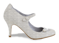 deco white wedding shoe - PNG gratuit